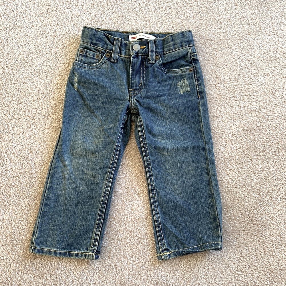 Levi’s 514 adjustable toddler boy jeans
